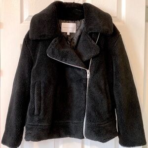 NWT Rebecca Minkoff Brutus Wool Plush Moto Jacket